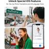 imagePolypal P1  AI Translator Earbuds for RealTime Speech ampamp Video Support 138 Languages Smart Noise Reduction 7 Versatile Translation Modes Comfortable Fit for AllDay Wear iOS ampamp Android Compatible
