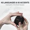 imageTimekettle M2 Language Translator Earbuds  Supports 40 Languages ampamp 93 Accent Online Instant Voice Language Translator with Bluetooth ampamp APP True Wireless Earbuds for Music and Call Fit iOS ampamp Android