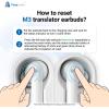 imageTimekettle M3 Language Translator Earbuds TwoWay Translator Device with APP for 40 Languages and 13 Offline Translation Packs Fast Reaction with Revolutionary Al Semantic Tech Offline VersionWhite