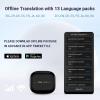 imageTimekettle M3 Language Translator Earbuds TwoWay Translator Device with APP for 40 Languages and 13 Offline Translation Packs Fast Reaction with Revolutionary Al Semantic Tech Offline VersionBlack