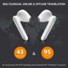 imageTimekettle WT2 Edge W3 Translator Device Bidirection Simultaneous Translation Translator Earbuds with 40 Languages Offline Translator Fast Reaction with Revolutionary Al Tech Offline VersionWhite