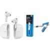 imageTimekettle M3 Language Translator Earbuds TwoWay Translator Device with APP for 40 Languages and 13 Offline Translation Packs Offline Version White Bundle with 1 Earbuds Cleaning Pen