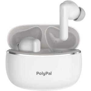 imagePolypal P1  AI Translator Earbuds for RealTime Speech ampamp Video Support 138 Languages Smart Noise Reduction 7 Versatile Translation Modes Comfortable Fit for AllDay Wear iOS ampamp Android Compatible