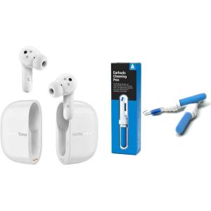imageTimekettle M3 Language Translator Earbuds TwoWay Translator Device with APP for 40 Languages and 13 Offline Translation Packs Offline Version White Bundle with 1 Earbuds Cleaning Pen