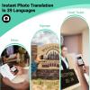 imageTimekettle Fluentalk T1 Mini Translator Device No WiFi Needed Built in 1Year Global Mobile Data Supports 40 Languages and Photo Translation Instant Language Translator for Travelling BlueWhite